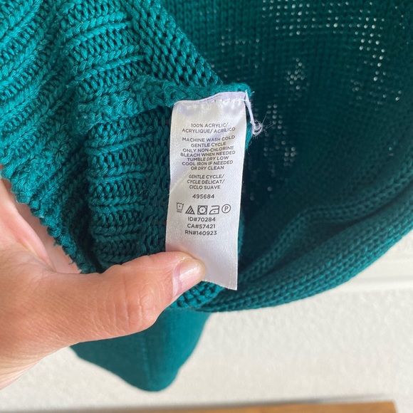 Loft sweater tank emerald green size small - Picture 3 of 6